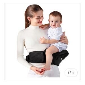Grownsy Black Men's Waist Bag — Compact Travel & Everyday Belt Bag